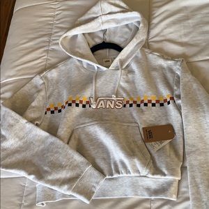 Vans cropped hoodie NWT